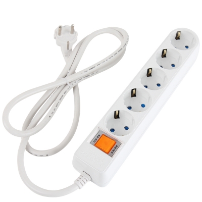 강원전자 넷메이트 SAFE 멀티탭 5구 접지 1.5m NM-SF515