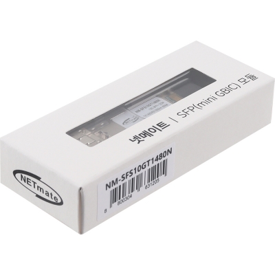 강원전자 넷메이트 10G 싱글모드 SFP+ BiDi 광 모듈(TX1490nm/RX1550nm/80km) NM-SFS10GT1480N