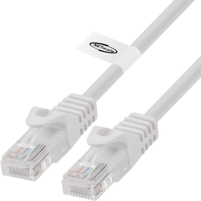 강원전자 넷메이트 CAT.6 UTP 랜 케이블 1m (화이트) NM-TC601