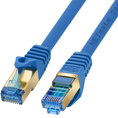 강원전자 넷메이트 CAT.7 SSTP 랜 케이블 1m, 블루 NM-U701BL