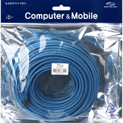 강원전자 넷메이트 CAT.7 SSTP 랜 케이블 30m, 블루 NM-U730BL