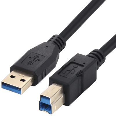 강원전자 넷메이트 USB3.0 AM-BM 케이블 1.5m (블랙) NM-UB315BKZ