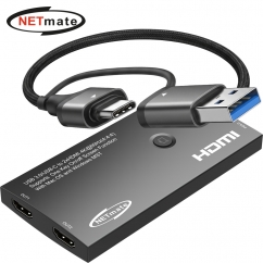강원전자 넷메이트 USB3.0 to 듀얼 HDMI DisplayLink 컨버터 NM-UHM02