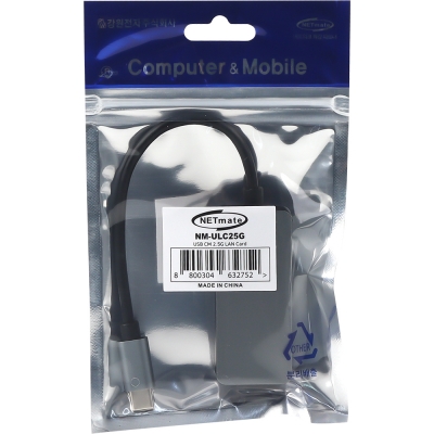 강원전자 넷메이트 USB3.0 Type C 2.5G 랜카드 NM-ULC25G