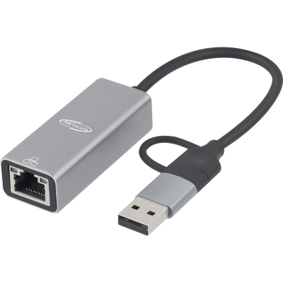 강원전자 넷메이트 USB2.0 2 in 1 랜카드 NM-ULCA100M