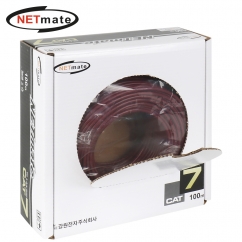 강원전자 넷메이트 CAT.7 SSTP 랜 케이블 100m NM-US7100Z