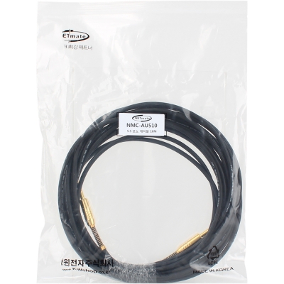 강원전자 넷메이트 TS(5.5 Mono) 마이크 케이블 10m NMC-AU510