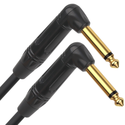 강원전자 넷메이트 TS(5.5 Mono) 마이크 양쪽 꺾임 케이블 20m NMC-AU520BAA