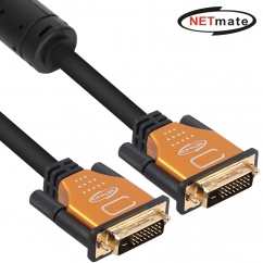강원전자 넷메이트 DVI-D 듀얼 Gold Metal 케이블 1m NMC-DD10GZ