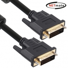 강원전자 넷메이트 DVI-D 듀얼 케이블 20m (블랙) NMC-DD200Z