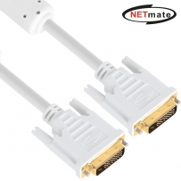 강원전자 넷메이트 DVI-D 듀얼 케이블 3m (화이트) NMC-DD30Z