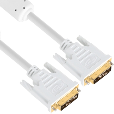 강원전자 넷메이트 DVI-D 듀얼 케이블 3m (화이트) NMC-DD30Z