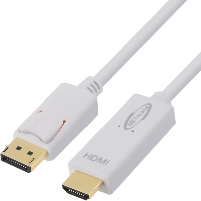 강원전자 넷메이트 DisplayPort to HDMI 케이블 2m NMC-DPH2