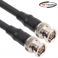 강원전자 넷메이트 5C-HFBT BNC-BNC 광대역 동축 케이블(연동선/4합/75ohm) 5m NMC-HFBTB5