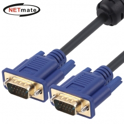 강원전자 넷메이트 RGB 3+4 모니터 케이블 5m (블랙) NMC-R50E