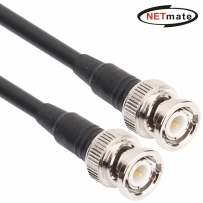 강원전자 넷메이트 RG-58 BNC-BNC 고주파 동축 케이블(주석도금 연동선/5합/50ohm) 2m NMC-RG5802