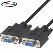 강원전자 넷메이트 9핀 F/F NULL MODEM 케이블 3m (블랙) NMC-SFF30B