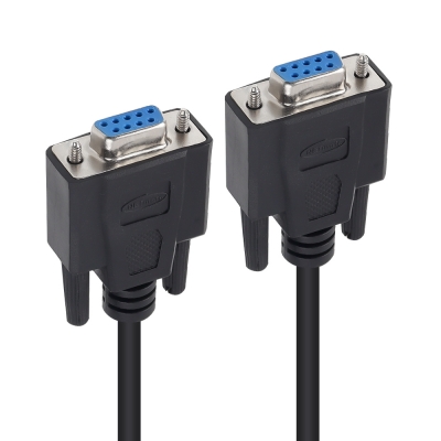 강원전자 넷메이트 9핀 F/F NULL MODEM 케이블 3m (블랙) NMC-SFF30B