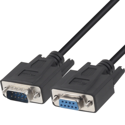 강원전자 넷메이트 9핀 M/F NULL MODEM 케이블 1.5m (블랙) NMC-SFM15B