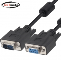 강원전자 넷메이트 9핀 연장 M/F 케이블 10m (블랙) NMC-SMF100B