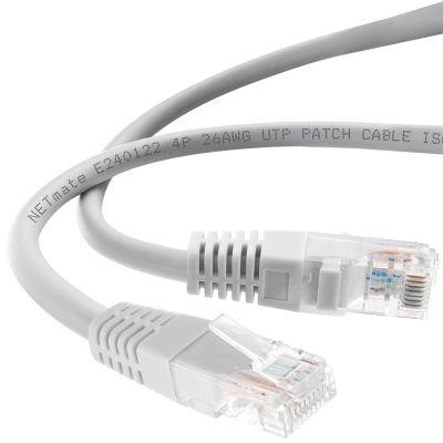 강원전자 넷메이트 CAT.5E UTP 랜 케이블 30m, 그레이 NMC-U5300G