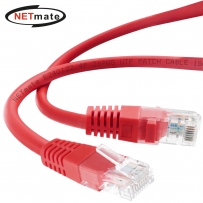 강원전자 넷메이트 CAT.5E UTP 랜 케이블 30m, 레드 NMC-U530R