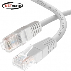 강원전자 넷메이트 CAT.6 UTP 랜 케이블 0.3m, 그레이 NMC-U603G