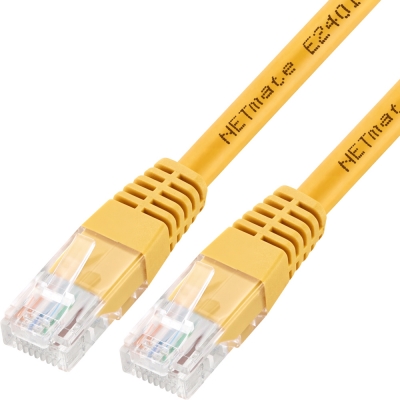 강원전자 넷메이트 CAT.6 UTP 랜 케이블 3m, 옐로우 NMC-U603Y