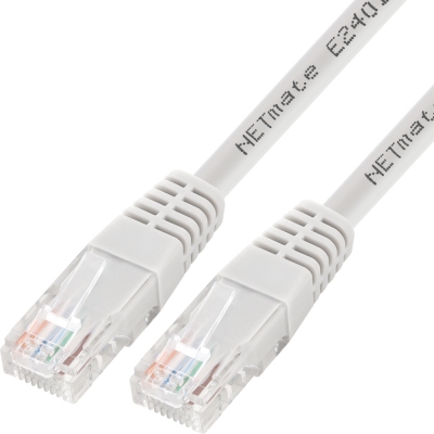 강원전자 넷메이트 CAT.6 UTP 랜 케이블 1.5m, 그레이 NMC-U615G