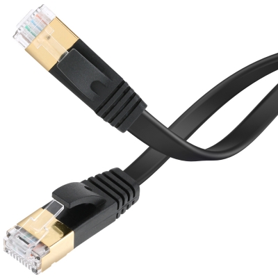 강원전자 넷메이트 CAT.7 STP FLAT 랜 케이블 0.5m NMC-UF705S