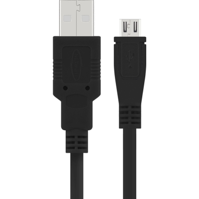강원전자 넷메이트 USB2.0 마이크로 5핀 케이블 1m (블랙) NMC-UMB10E