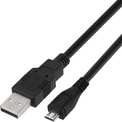 강원전자 넷메이트 USB2.0 마이크로 5핀 케이블 2m (블랙) NMC-UMB20E