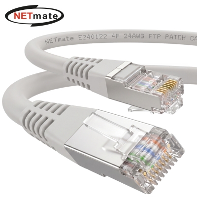 강원전자 넷메이트 CAT.6 FTP 랜 케이블 0.3m NMC-USF603