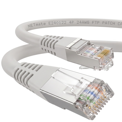 강원전자 넷메이트 CAT.6 FTP 랜 케이블 0.5m NMC-USF605