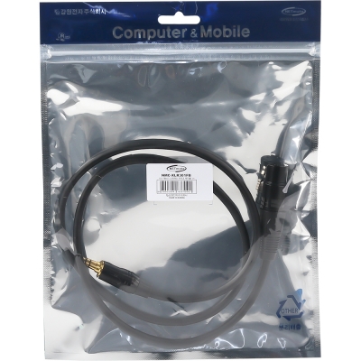 강원전자 넷메이트 XLR 캐논(F)-스테레오 마이크 케이블 1m NMC-XLR301FB