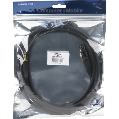 강원전자 넷메이트 XLR 캐논(F)-스테레오 마이크 케이블 3m NMC-XLR303FB