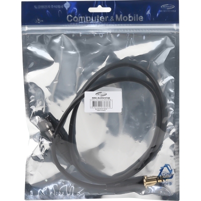 강원전자 넷메이트 XLR 캐논(F)-TRS(5.5 Stereo) 마이크 케이블 1m NMC-XLR501FSB