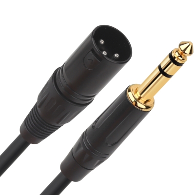 강원전자 넷메이트 XLR 캐논(M)-TRS(5.5 Stereo) 마이크 케이블 3m NMC-XLR503MSB