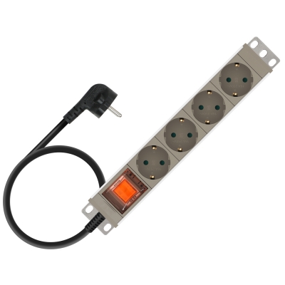 강원전자 넷메이트 알루미늄 SAFE 멀티탭 4구 접지 1.5m NMP-AM0415