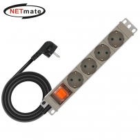 강원전자 넷메이트 알루미늄 SAFE 멀티탭 4구 접지 5m NMP-AM0450
