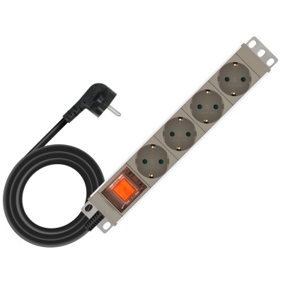 강원전자 넷메이트 알루미늄 SAFE 멀티탭 4구 접지 5m NMP-AM0450