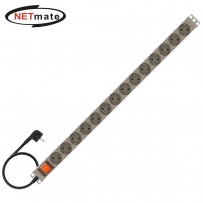 강원전자 넷메이트 알루미늄 SAFE 멀티탭 14구 접지 1.5m NMP-AM1415