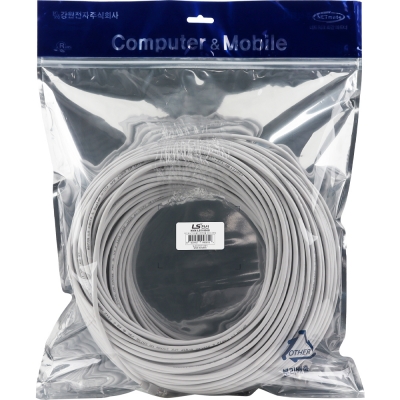 LS전선 CAT.5E UTP 랜 케이블 100m (그레이) NMX-LS51000G