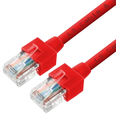 LS전선 CAT.5E UTP 랜 케이블 1m (레드) NMX-LS510R