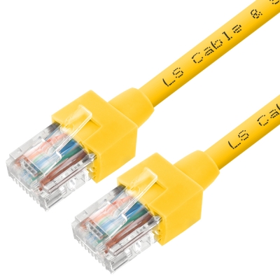 LS전선 CAT.5E UTP 랜 케이블 1m (옐로우) NMX-LS510Y