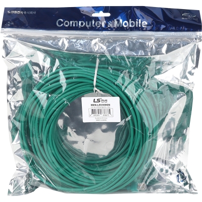 LS전선 CAT.5E UTP 랜 케이블 30m (그린) NMX-LS5300GN