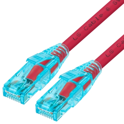 LS전선 CAT.6 UTP 랜 케이블 10m, 레드 NMX-LS6100R