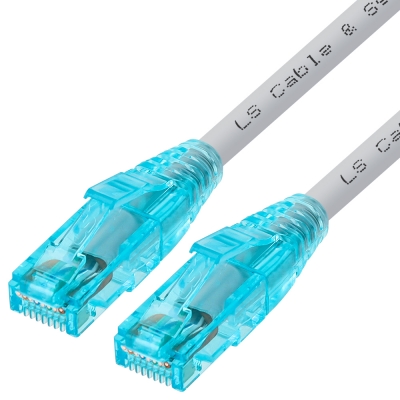 LS전선 CAT.6 UTP 랜 케이블 1m, 그레이 NMX-LS610G