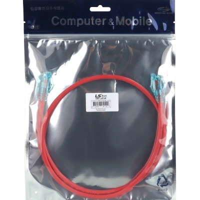 LS전선 CAT.6 UTP 랜 케이블 1m, 레드 NMX-LS610R