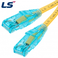 LS전선 CAT.6 UTP 랜 케이블 30m, 옐로우 NMX-LS6300Y
